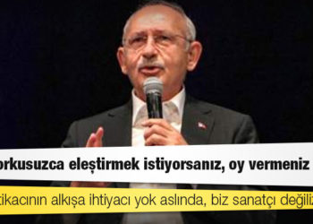Kılıçdaroğlu'ndan gençlere: Bizi korkusuzca eleştirmek istiyorsanız, oy vermeniz lazım