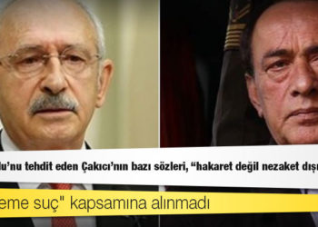 Kılıçdaroğlu'nu tehdit eden Çakıcı'nın bazı sözleri, "hakaret değil nezaket dışı" sayıldı, "zincirleme suç" kapsamına alınmadı