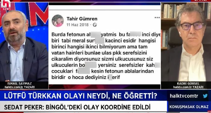 Lütfü Türkkan’ın küfrettiği Tahir Gürmen, Akşener’e küfrettiği için hapis cezası almış!