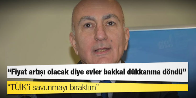 Mahfi Eğilmez: Fiyat artışı olacak diye evler bakkal dükkanına döndü