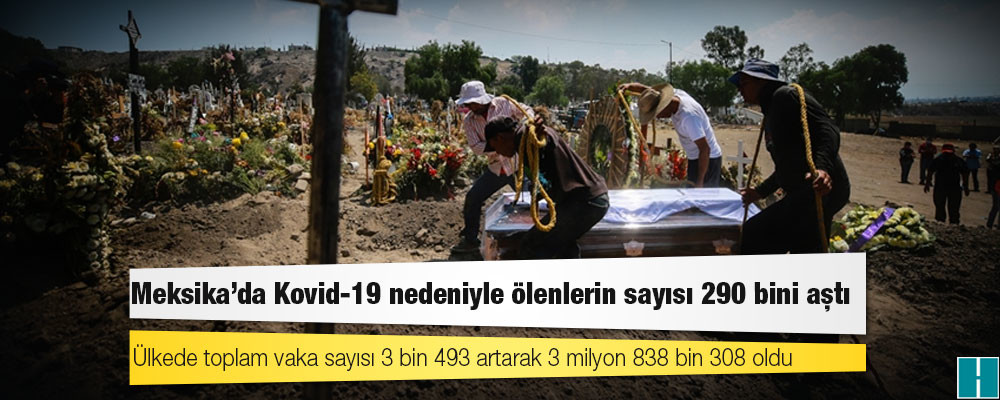 Meksika'da Kovid-19 nedeniyle ölenlerin sayısı 290 bini aştı