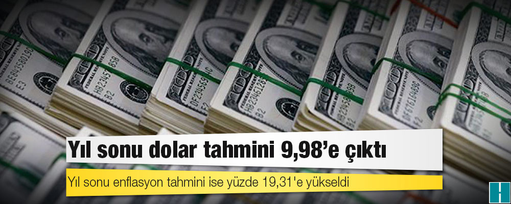 Merkez Bankası anketi: Yıl sonu dolar tahmini 9,98'e çıktı