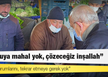 Pazar alışverişine giden Kılıçdaroğlu: Gıda durumlarını, tekrar etmeye gerek yok, korkuya mahal yok, çözeceğiz inşallah