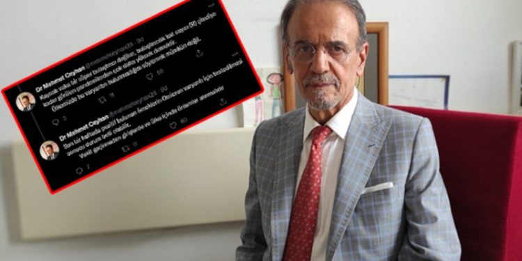 Prof. Dr. Mehmet Ceyhan'dan 'Omicron' uyarısı: Bulaşma hızı çok yüksek, acil ek önlem alınmalı