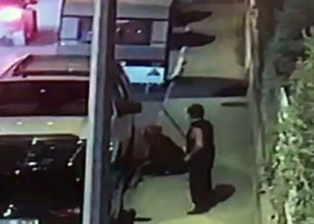 Samuray kılıcıyla işlenen cinayetin görüntüsü ortaya çıktı