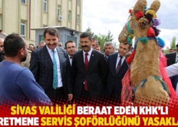 Sivas Valiliği beraat eden KHK&rsquo;lı &ouml;ğretmene servis şof&ouml;rl&uuml;ğ&uuml;n&uuml; yasakladı