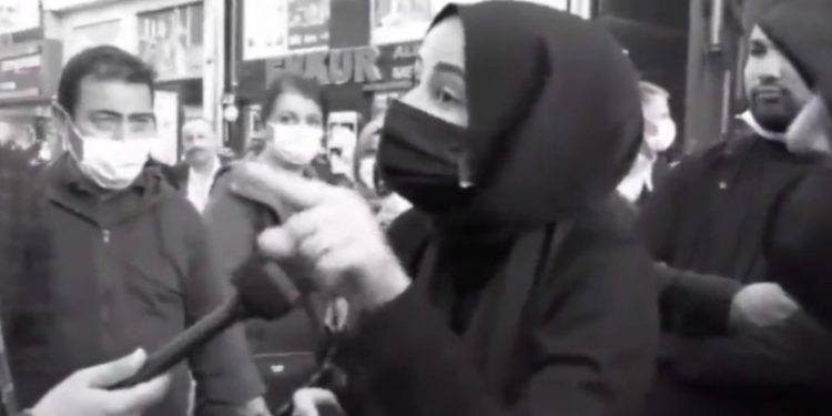 Sokak röportajında 'tehdit': Devletin içindeyim, hakkınızda işlem başlatırım