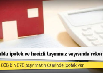 Son 5 yılda ipotek ve hacizli taşınmaz sayısında rekor kırıldı