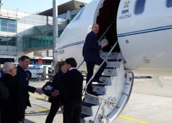 Soylu’nun, Sezgin Baran Korkmaz’a ait olan uçakta görüntüsü ortaya çıktı
