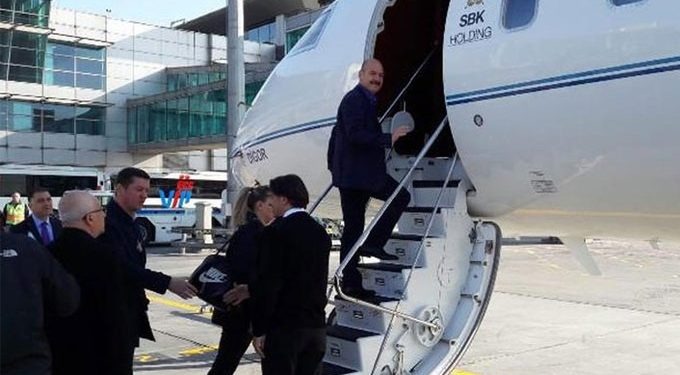 Soylu’nun, Sezgin Baran Korkmaz’a ait olan uçakta görüntüsü ortaya çıktı