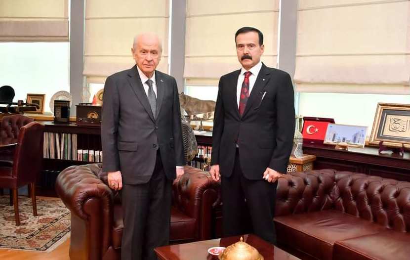 Suç örgütü lideri Kürşat Yılmaz, tahliye olduktan sonra Bahçeli’yi ziyaret etti