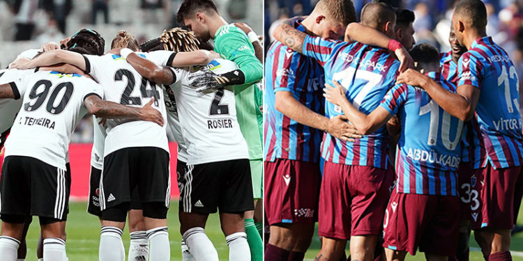 Süper Lig'de dev maç: Beşiktaş, Trabzonspor'u ağırlıyor