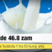 Süte yüzde 46.8 zam