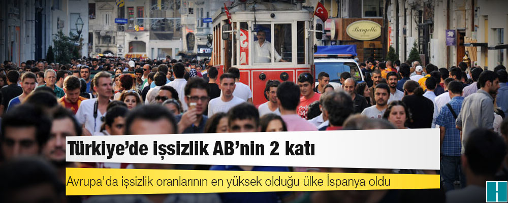 Türkiye’de işsizlik AB’nin 2 katı