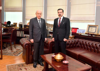 Tahliye edilen Kürşat Yılmaz’ın ilk ziyareti kendisini ‘kahraman’ ilan eden Bahçeli’ye