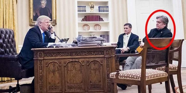 Trump'ın eski danışmanı Bannon, FBI'a teslim oldu