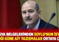 TÜGVA belgelerinden Süleyman Soylu'nun istifa ettiği güne ait yazışmalar ortaya çıktı