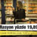 TÜİK: Yıllık enflasyon yüzde 19,89