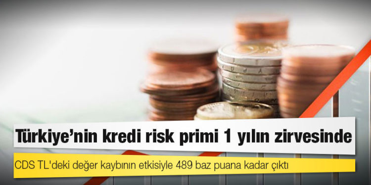 Türkiye'nin kredi risk primi 1 yılın zirvesinde