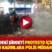 Türkiye’deki şiddeti protesto için sokağa çıkan kadınlara polis müdahalesi