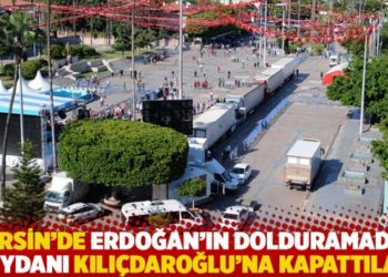 Valilik izin vermedi: Erdoğan'ın dolduramadığı meydanı Kılı&ccedil;daroğlu'na kapattılar