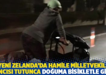 Yeni Zelanda'da hamile milletvekili sancısı tutunca doğuma bisikletle gitti