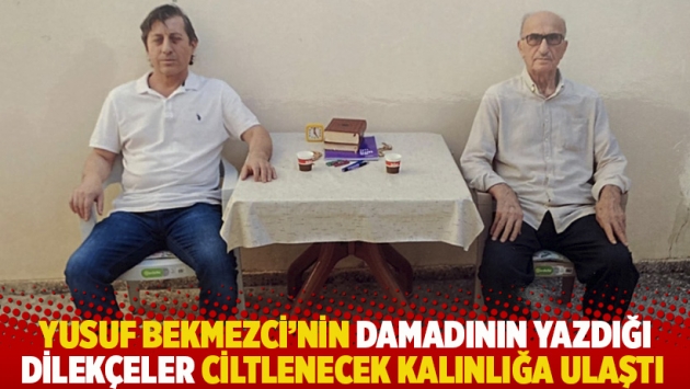 Yusuf Bekmezci'nin damadının yazdığı dilekçeler ciltlenecek kalınlığa ulaştı