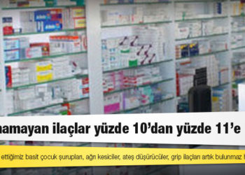 İlaçta kur krizi; “Yerli ilaç tabir ettiğimiz basit çocuk şurupları, ağrı kesiciler, ateş düşürücüler, grip ilaçları artık bulunmaz hale geldi”