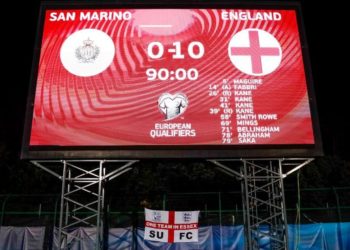 İngiltere San Marino'yu 10-0 yenerek Dünya Kupası'na gitmeye hak kazandı