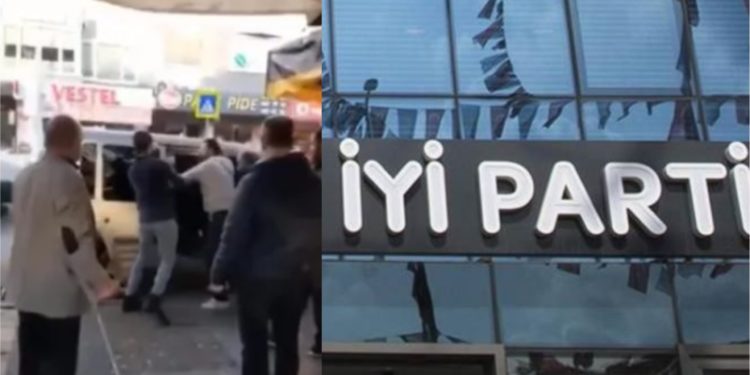 İzmir’de İYİ Parti standına saldırı: Kadın görevli darp edildi