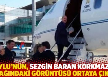 İ&ccedil;işleri Bakanı Soylu'nun, Sezgin Baran Korkmaz'ın u&ccedil;ağındaki g&ouml;r&uuml;nt&uuml;s&uuml; ortaya &ccedil;ıktı!