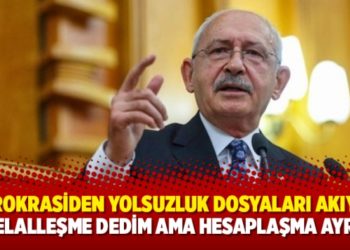 &lsquo;B&uuml;rokrasiden yolsuzluk dosyaları akıyor; helalleşme dedim ama hesaplaşma ayrı&rsquo;