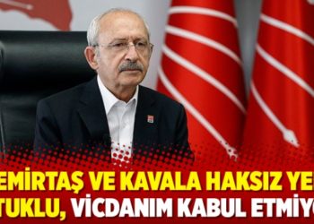 &lsquo;Demirtaş ve Kavala haksız yere tutuklu, vicdanım kabul etmiyor&rsquo;