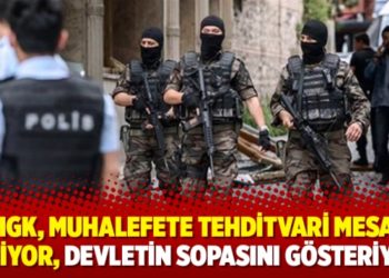&lsquo;MGK, muhalefete tehditvari mesaj veriyor, devletin sopasını g&ouml;steriyor&rsquo;