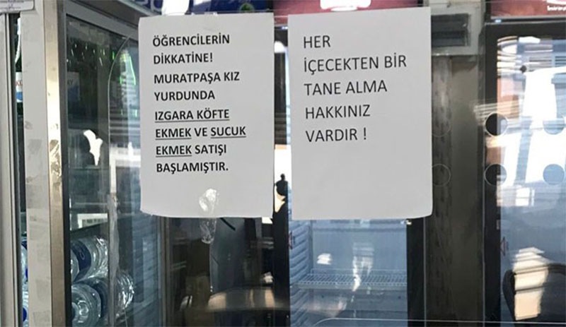 Üniversite yemekhanesinde öğrencilere verilen ekmeğe kota getirildi