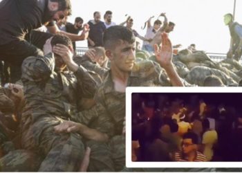 15 Temmuz gecesi Boğaz Köprüsü’nden şok görüntüler: Teröristler tahrik edip askeri öldürtüyorlar