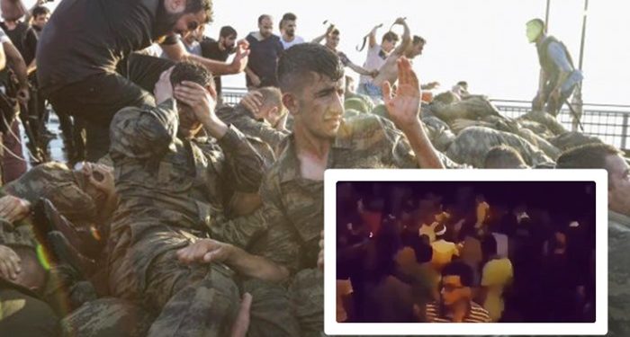 15 Temmuz gecesi Boğaz Köprüsü’nden şok görüntüler: Teröristler tahrik edip askeri öldürtüyorlar