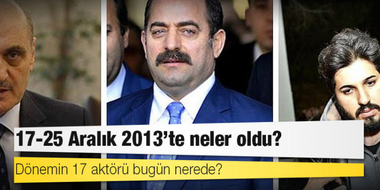 17-25 Aralık 2013'te neler oldu ve o dönemin 17 aktörü bugün nerede?