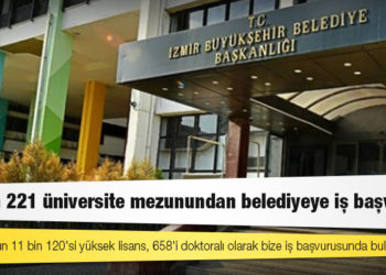 181 bin 221 üniversite mezunundan belediyeye iş başvurusu