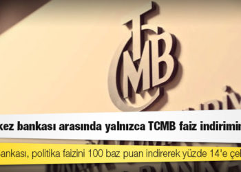 54 merkez bankası arasında yalnızca TCMB faiz indirimine gitti