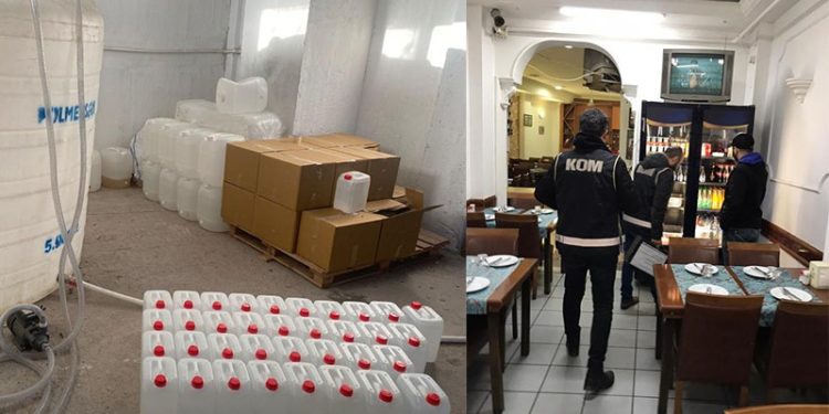 81 ilde sahte içki operasyonu: 100'den fazla gözaltı