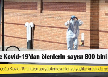 ABD'de Kovid-19'dan ölenlerin sayısı 800 bini geçti