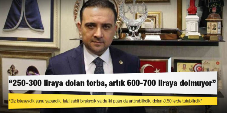 AKP MKYK Üyesi Baybatur: 250-300 liraya dolan torba, artık 600-700 liraya dolmuyor