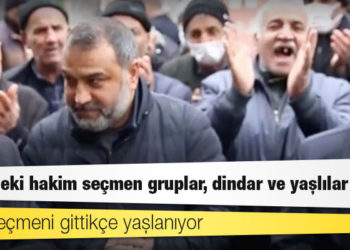 AKP seçmeni gittikçe yaşlanıyor: "Partideki hakim seçmen gruplar, dindar ve yaşlılar oldu"