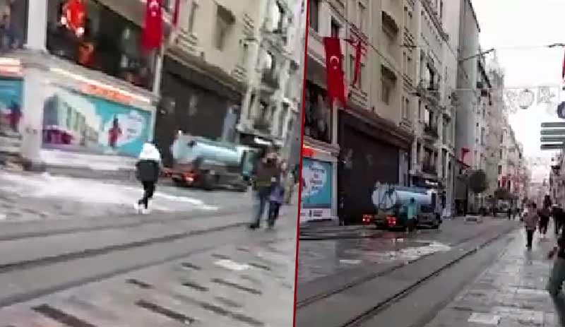 AKP'li Beyoğlu Belediyesi çöplerini, İBB sorumluluğundaki İstiklal Caddesi'ne bıraktı