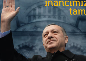 AKP’nin ‘İstanbul hazır’ afişine Edirne’deki Selimiye Camii’nin resmi konuldu