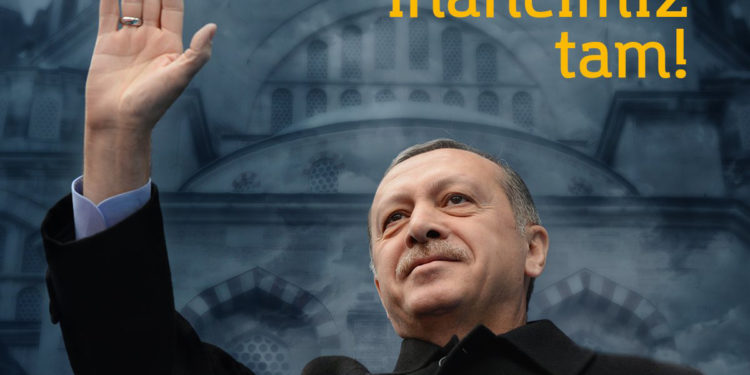 AKP’nin ‘İstanbul hazır’ afişine Edirne’deki Selimiye Camii’nin resmi konuldu