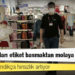 AVM çalışanları etiket basmaktan molaya çıkamıyor