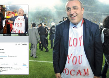 Abdurrahim Albayrak, "Fatih Terim istifa" paylaşımını beğendi