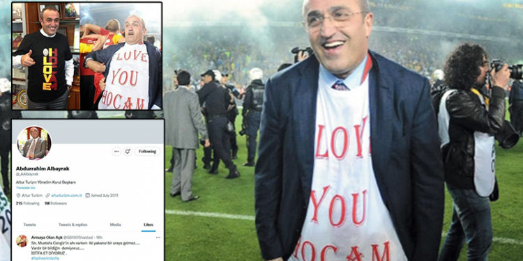 Abdurrahim Albayrak, "Fatih Terim istifa" paylaşımını beğendi